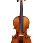 beautiful Violin with Fleur de Lils Painting