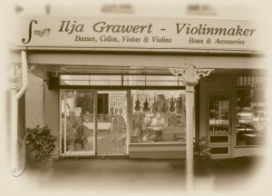 Picture of the Woolloongabba Brisbane Violin shop of Ilja Grawert