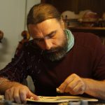 The Master Violin Maker at work