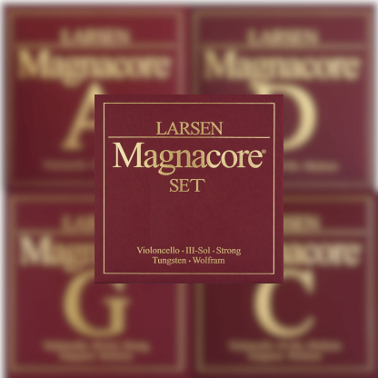 Larsen Magnacore cello string set full size at Ilja Grawert violinmaker brisbane 'the gap' 'North Queensland' Australia