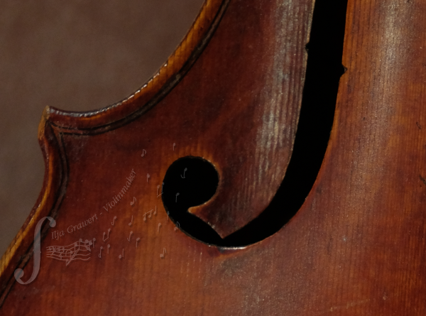 Baroque de violon en pure Amourette 4/4 Taille complète Prof équilibre 