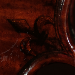 7/8 size beautiful Violin with Fleur de Lils Painting