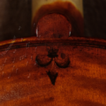 7/8 size beautiful Violin with Fleur de Lils Painting