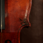 7/8 size beautiful Violin with Fleur de Lils Painting