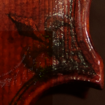 7/8 size beautiful Violin with Fleur de Lils Painting