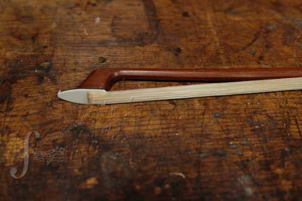 Cello Bow-WE Dorfler Pernambuco Octagonal silver German Doerfler Master bow cello from Ilja Grawert & son Violin makers Brisbane The Gap, Whitsundays