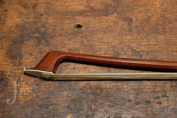 Cello Bow-WE Dorfler Pernambuco Octagonal silver German Doerfler Master bow cello from Ilja Grawert & son Violin makers Brisbane The Gap, Whitsundays