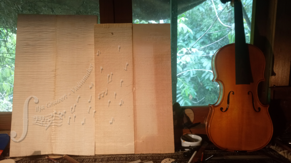 middle joints done for new handmade violin