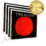 Obligato violin strings loop gold E